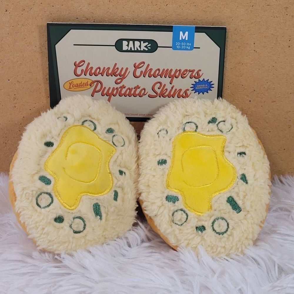 Bark Chonky Chompers Loaded Puptato Skins- NWT